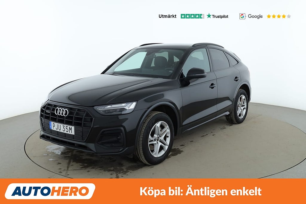 Audi Q5 Sportback 40 TDI quattro / Dragkrok, CarPlay, Värmare