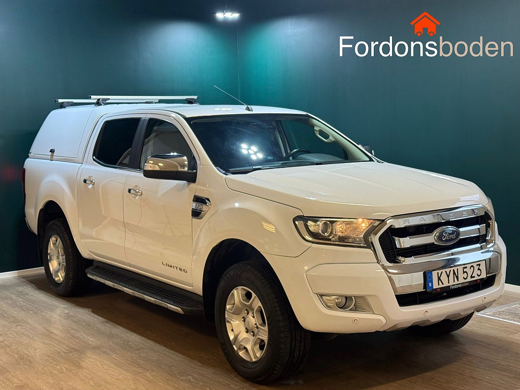 Ford ranger DH 2.2 TDCi 4x4 Limited Drag Kamera Värme MOMS