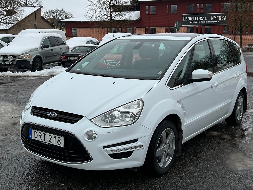 Ford S-Max 2.0 TDCi Automat 7-Sits Business Dragkrok Panorama 