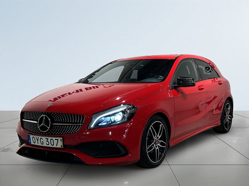 Mercedes-Benz A 180 AMG Line Kamkedja Motorvärmare Psens S/V-hjul