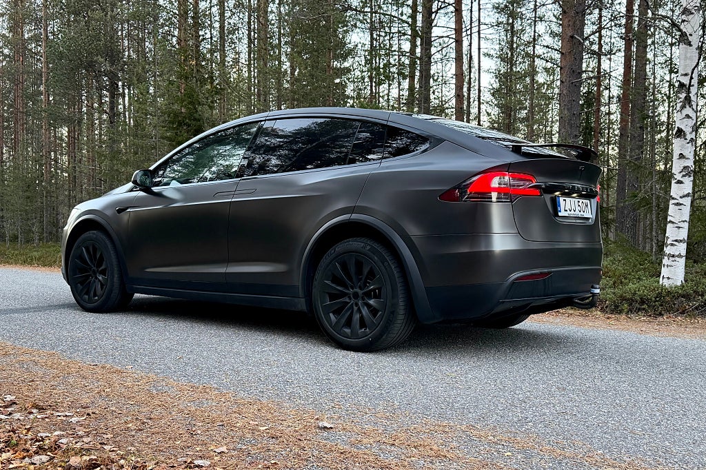 Tesla Model X 100D|FSD|AWD|Dragkrok|6-sits|Backkamera|Folierad