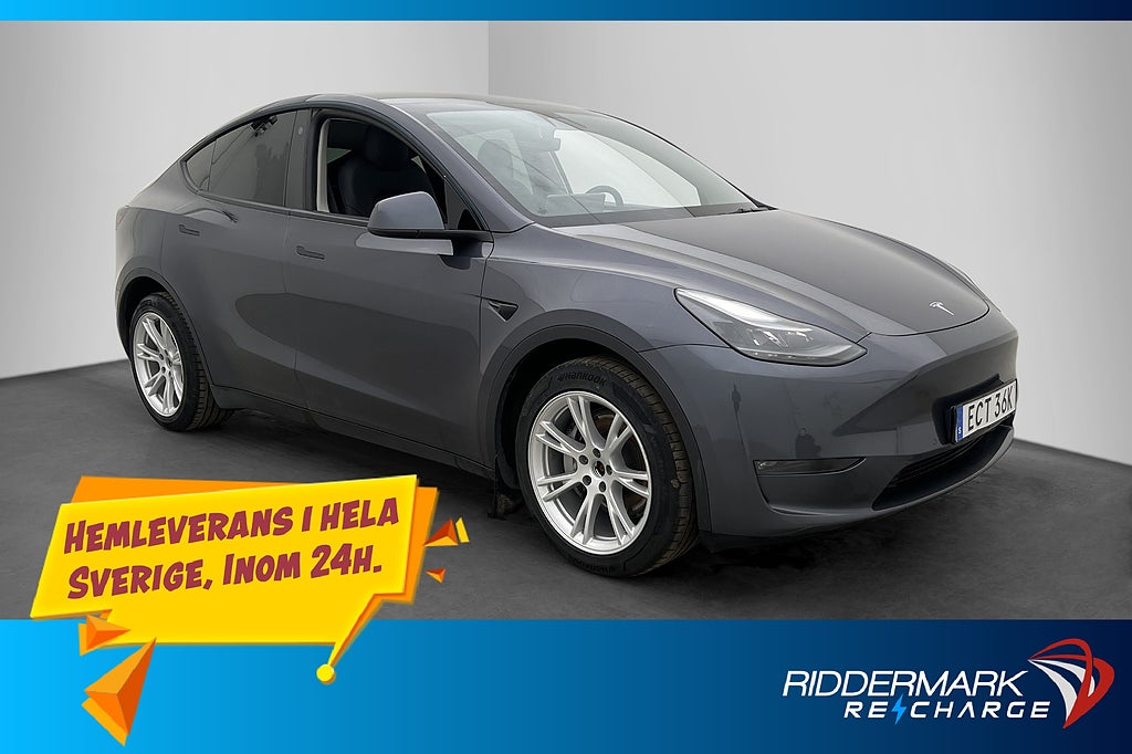 Tesla Model Y Long Range AWD Pano AP Svensksåld MOMS