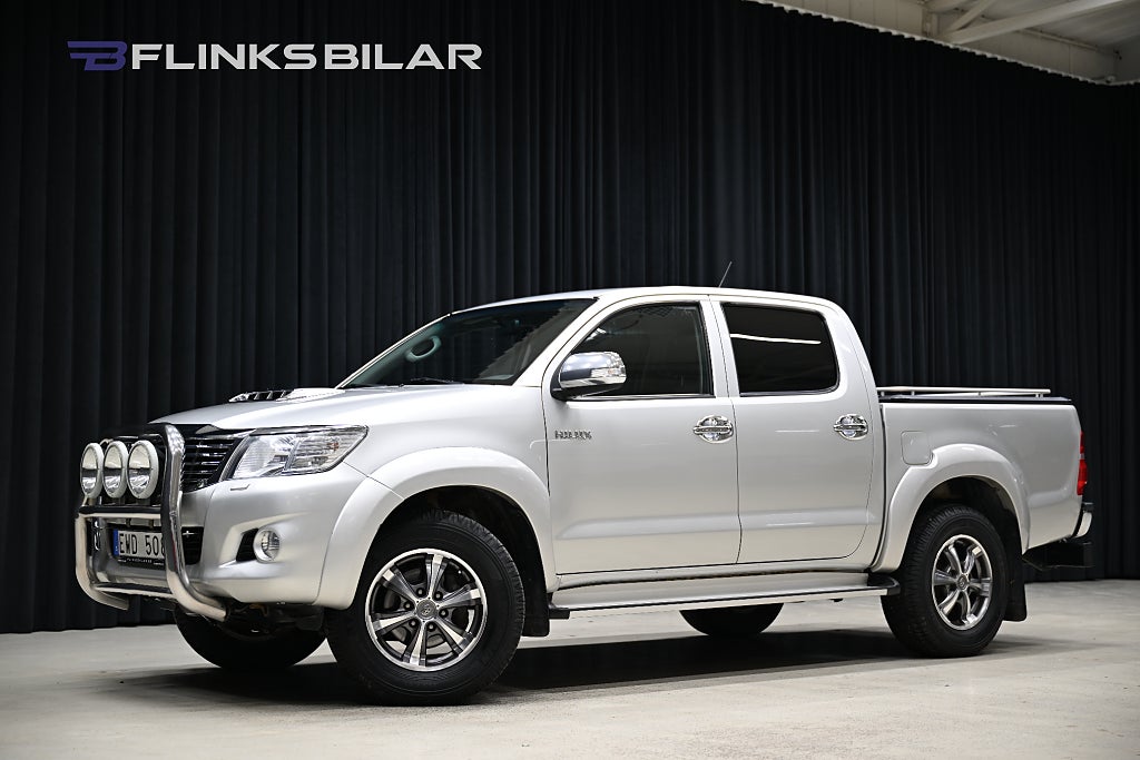 Toyota HiLux 3.0 D-4D 4x4 171HK Automat|Flaklock|Drag|EnÄgare|Finbil