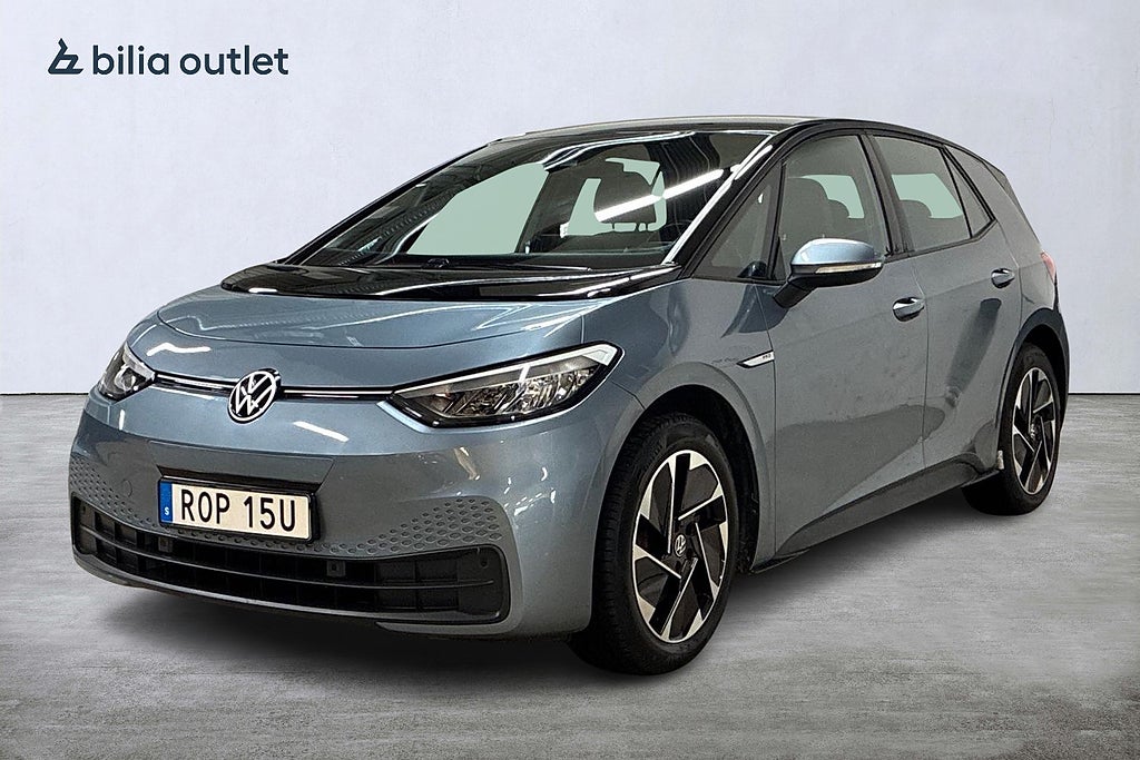 Volkswagen ID.3 Pro Performance Life 58kWh Värmepump Carplay P-värm
