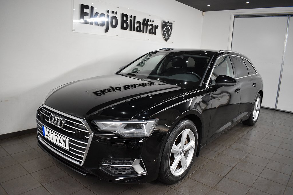 Audi A6 Avant 40 TDI quattro 204hk *Värmare,Drag*Ränta 4,99%