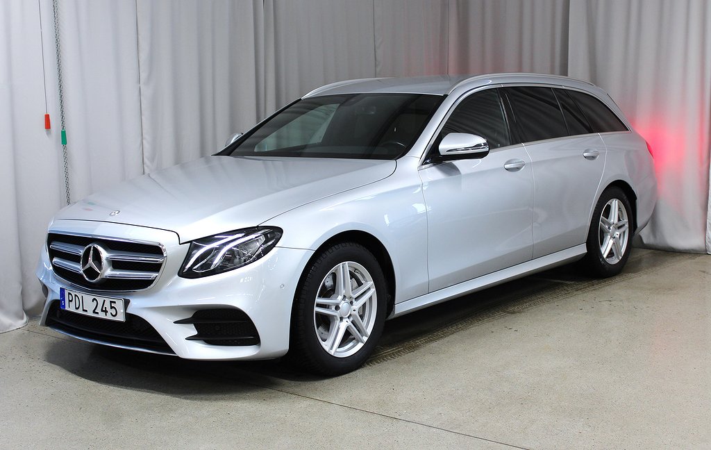 Mercedes-Benz E 220 T d 194HK, 9G-Tronic, AMG Line, Drag