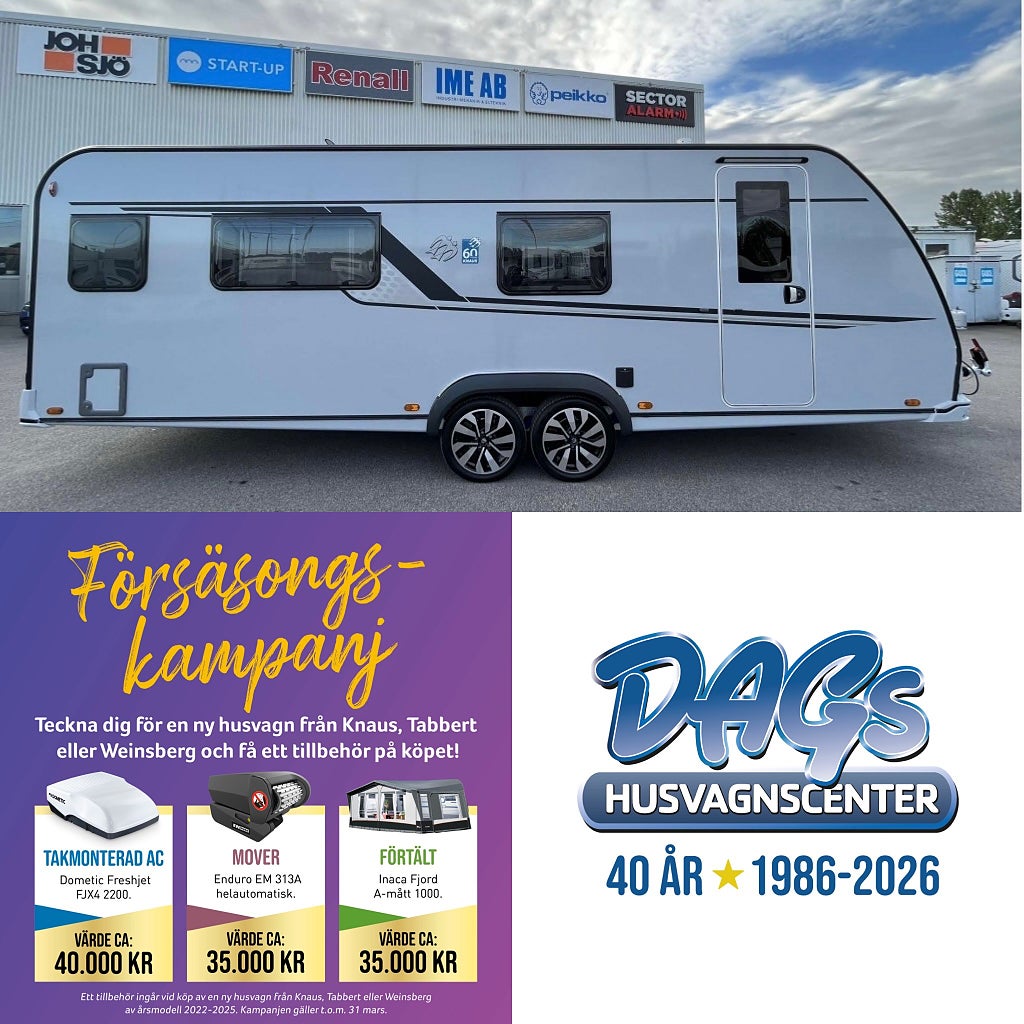 Knaus Südwind 650 PXB  60 Years Celebration 