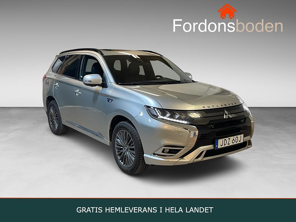 Mitsubishi Outlander PHEV CVT S-Edition Taklucka Drag Skinn B-Kamera 224hk