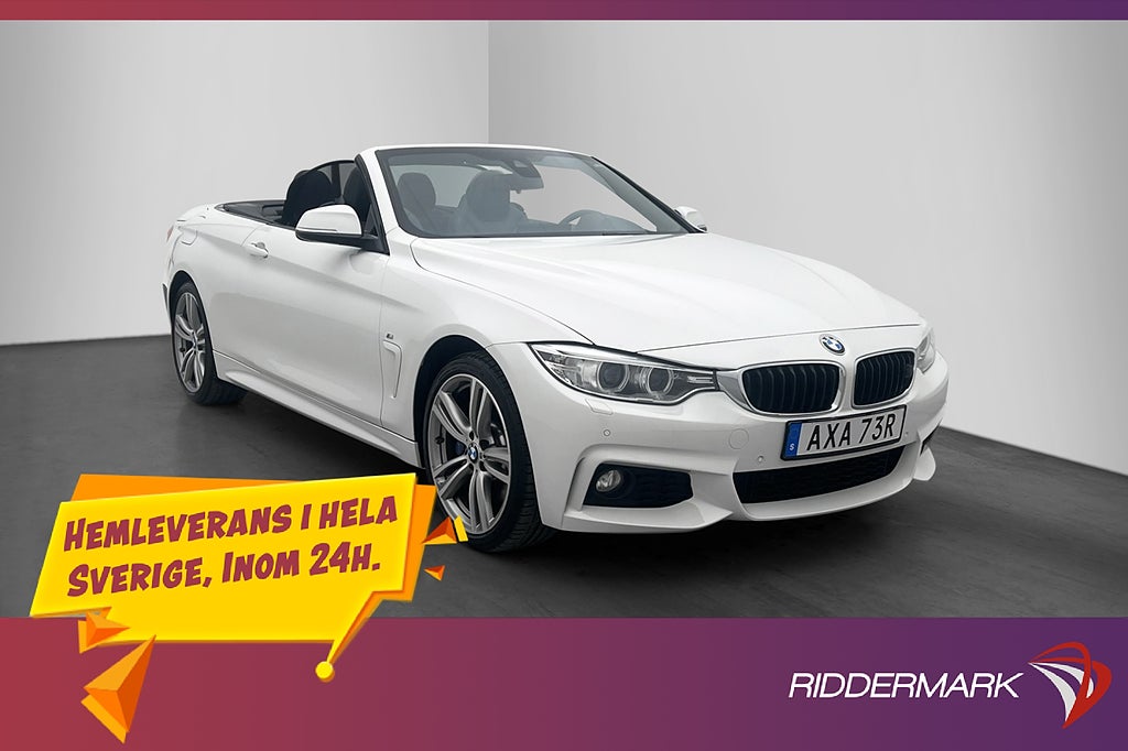 BMW 440 I xDrive Convertible M Sport Navi HiFi Kamera Skinn