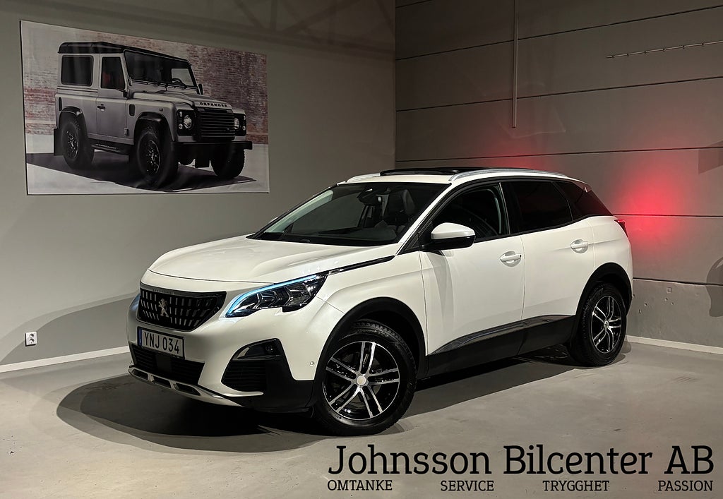 Peugeot 3008 1.2 PureTech 130 Allure Pano Carplay Drag Kamrembytt