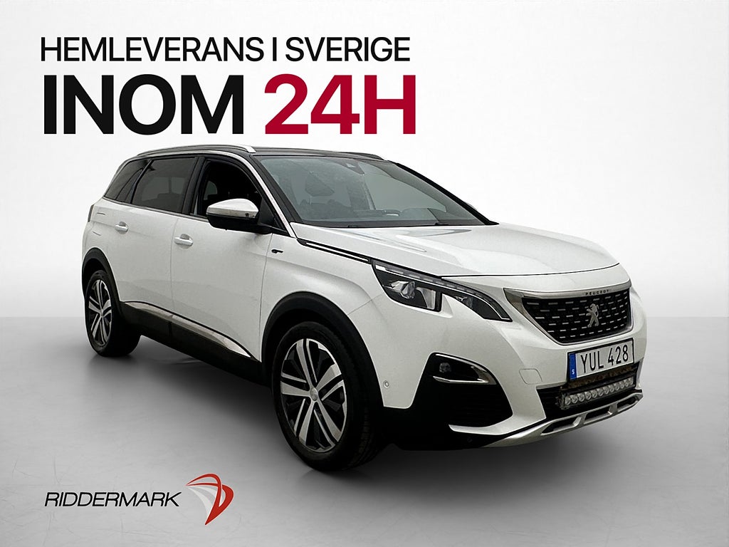 Peugeot 5008 2.0 181hk GT 7-Sits Panorama B-Kamera CarPlay