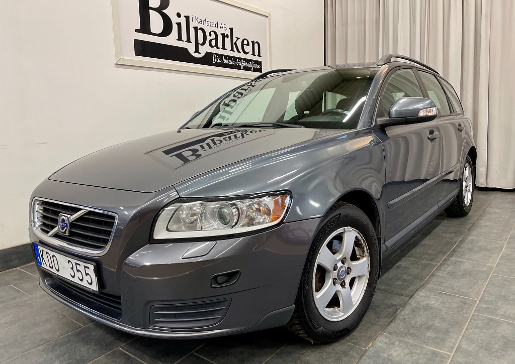 Volvo V50 1.8 Flexifuel Kinetic Euro 4 125hk / MOTORVÄRMARE/ DRAG