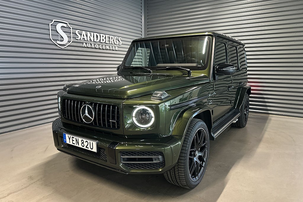 Mercedes-Benz AMG G 63 Värmare 360-kamera Massagestolar Burmester Drag 