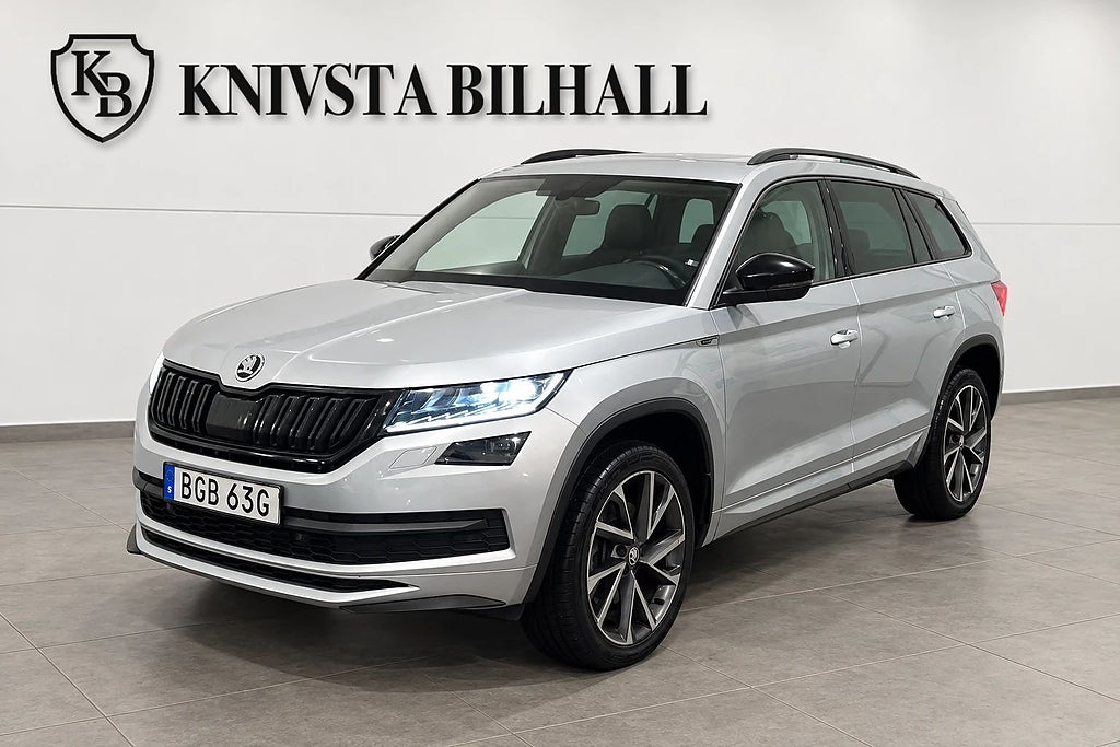 Skoda Kodiaq 7-Seater 2.0 TDI 4x4 Sportline Cockpit SE SPEC 190hk