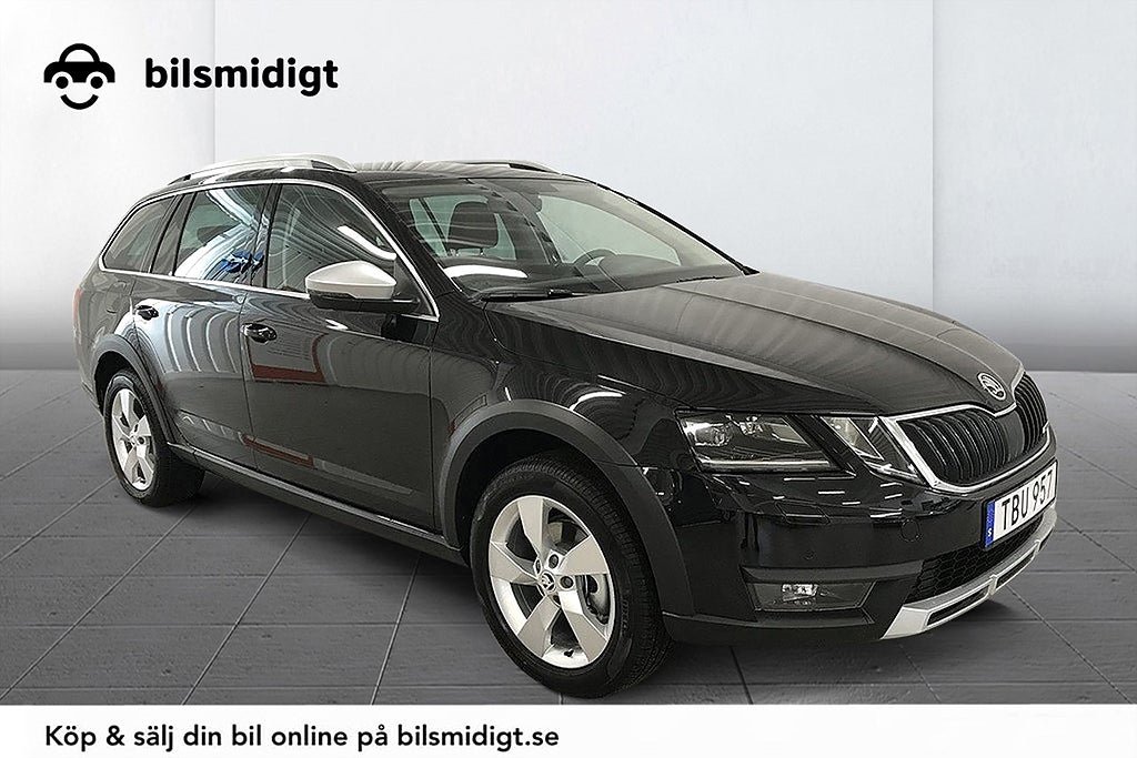 Skoda Octavia Scout 2.0 4x4 Aut Premium Drag Läder/Alcantara Navi Värmare