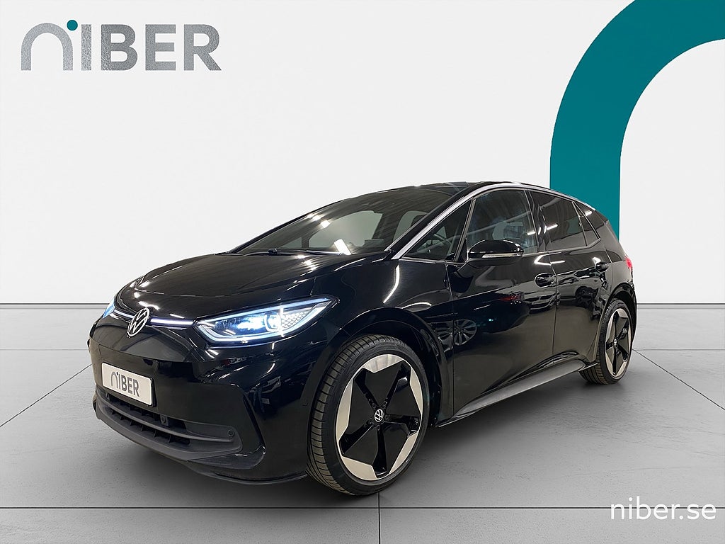Volkswagen ID.3 Pro S, 231hk, 77kWh, Komfortpkt, Assist pkt, ext pkt