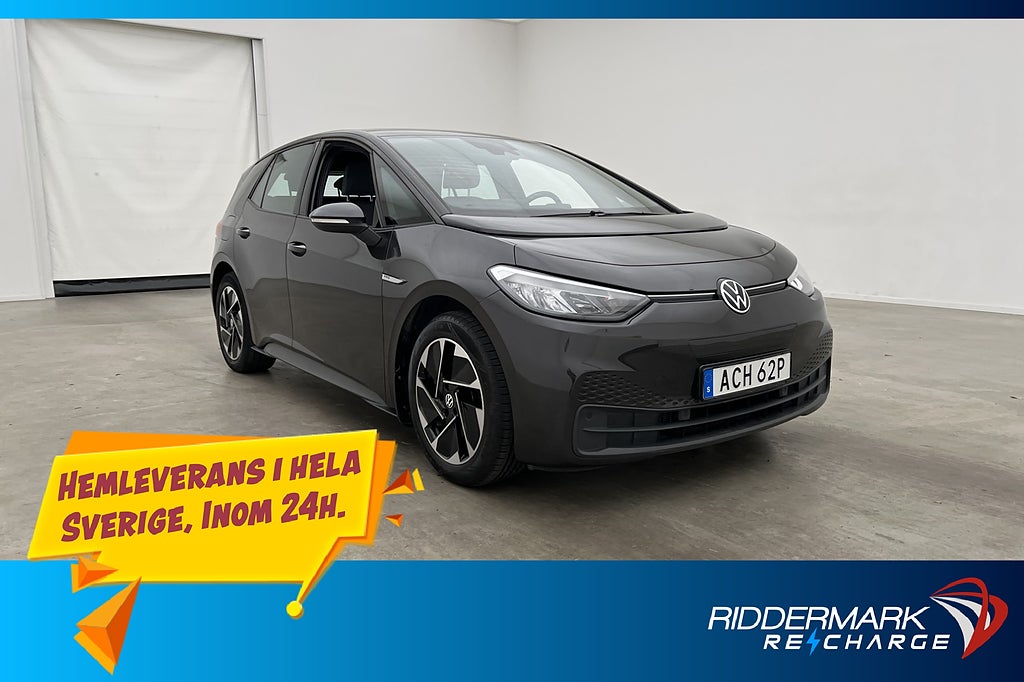 Volkswagen ID.3 Pro Performance Värmare CarPlay MOMS