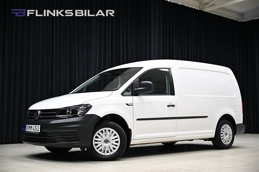 Volkswagen Caddy Maxi 2.0 TDI DSG 102HK Inredd|Drag|Värmare|EnÄgare|Lågmil