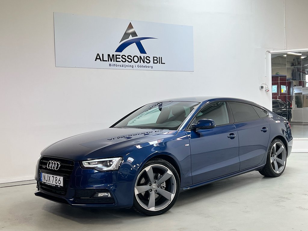 Audi A5 Sportback 2.0 TDI DPF quattro S Tronic S-Line B&O.