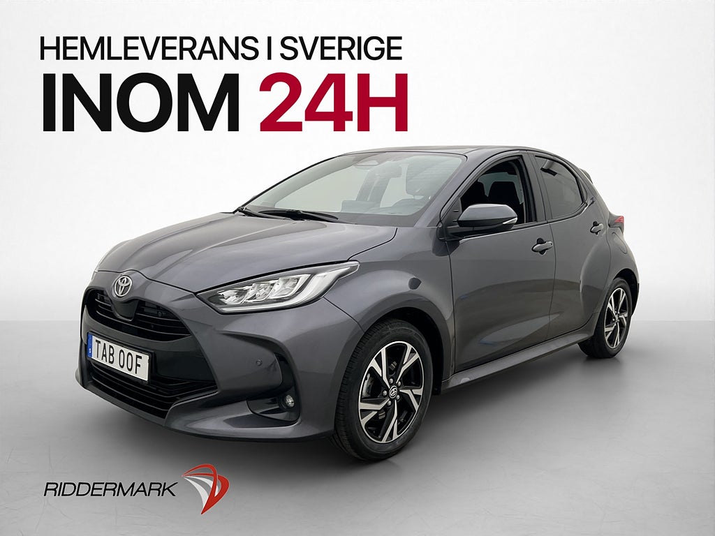 Toyota Yaris Hybrid CVT Kamera A-CarPlay MOMS Rattvärme