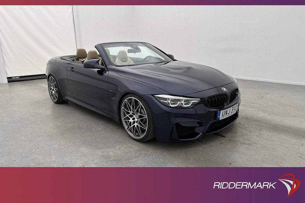 BMW M4 Competition Cab 450hk Sportavgas H/K HUD Surround