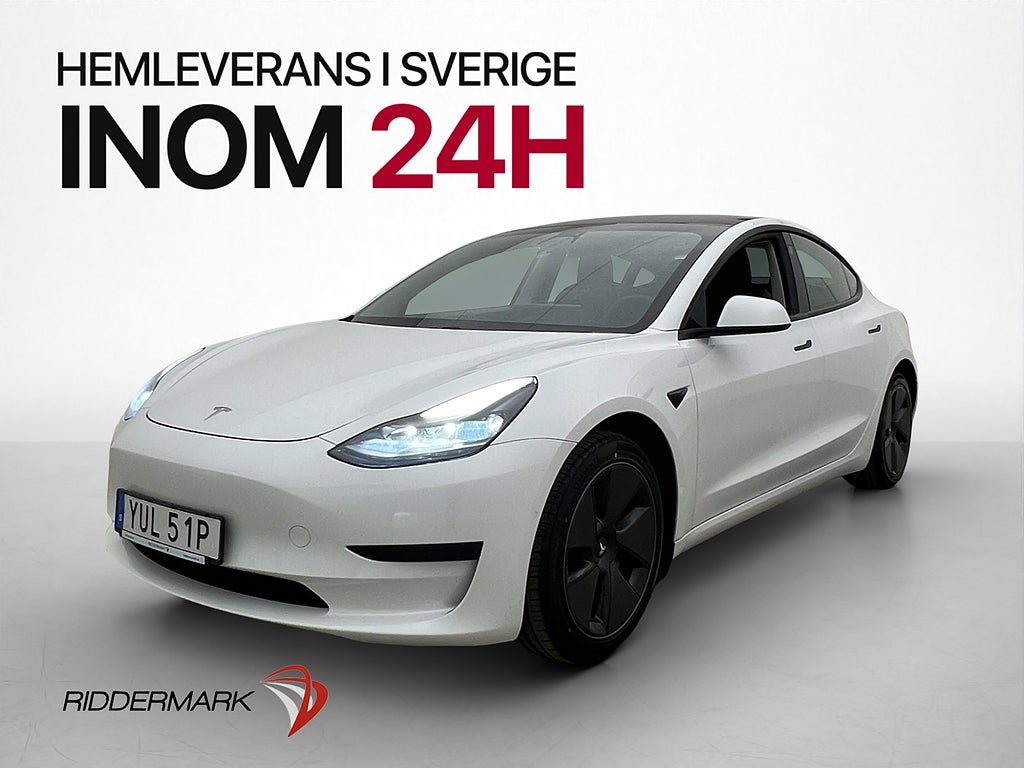 Tesla Model 3 Standard Range Plus Autopilot Svensksåld