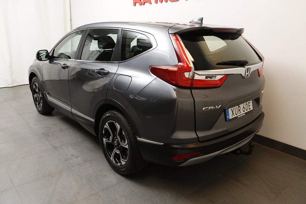 Honda CR-V Hybrid E-CVT Elegance AWD 1ägare Motorv Dragkrok 2019