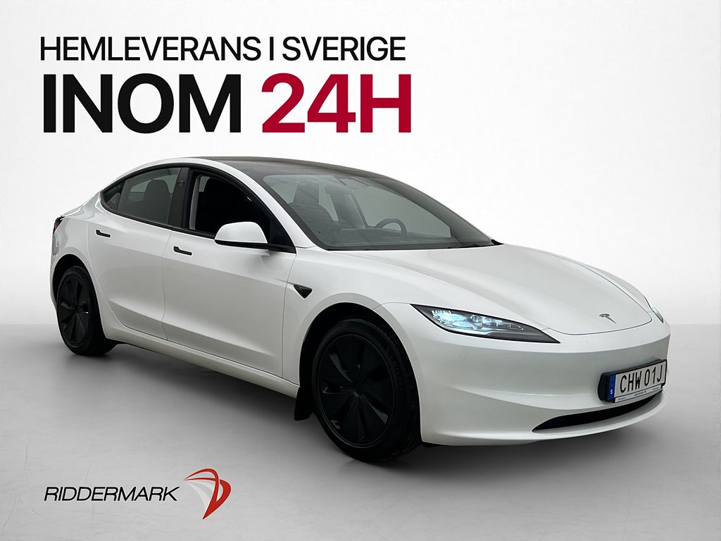 Tesla Model 3 Long Range AWD AP Pano Svensksåld MOMS
