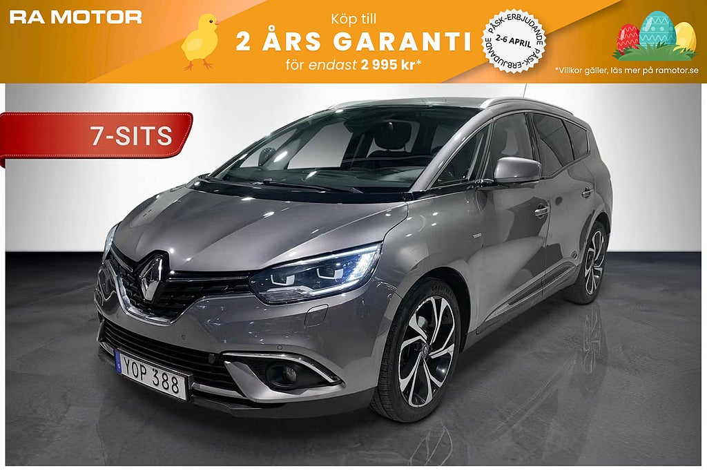 Renault Grand Scénic 1.5 dCi EDC 110hk | BOSE Edt | Drag | 7-sits | M-Vä 2018