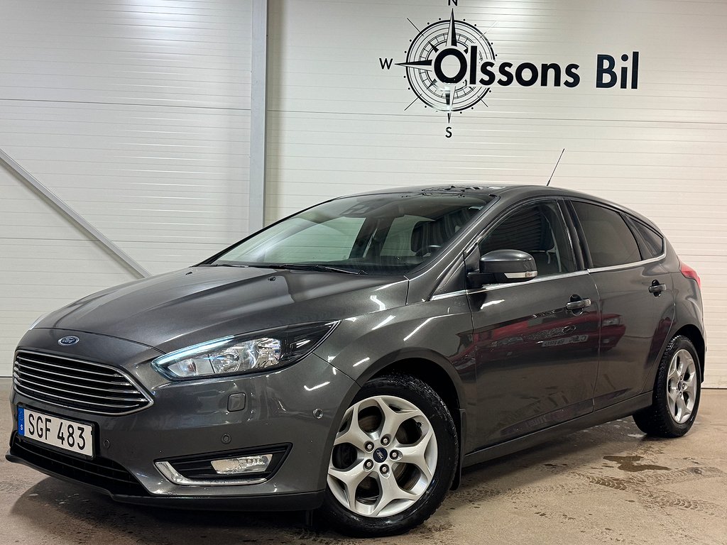 Ford Focus 1.0 EcoBoost Titanium Lågskatt 0,47/L 125Hk