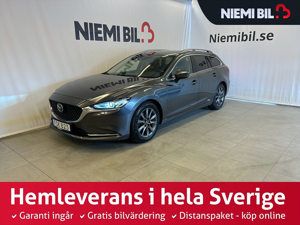 Mazda 6 Wagon 2.0 SKYACTIV-G Drag/Kamera/Navi/Mvärm/S&V-däck