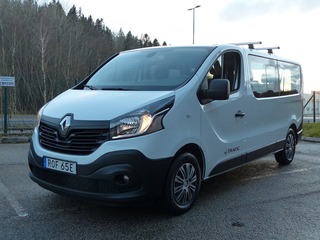 Renault trafic 2,7t 1,6Dci 120 Hk Leasbar 9 Platsers Lång