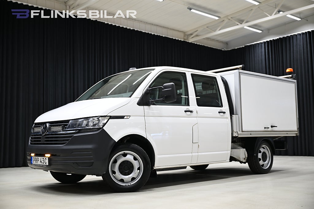 Volkswagen Transporter 4Motion 150HK Dubbelhytt|Kåpa|Leasbar|EnÄgare|SeUtr!!