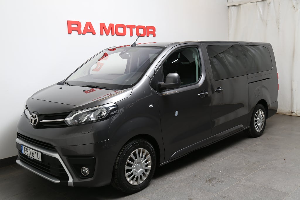 Toyota Proace Verso 2,0 D-4D 144hk Aut 9-sits Värmare Drag Leasbar 2023
