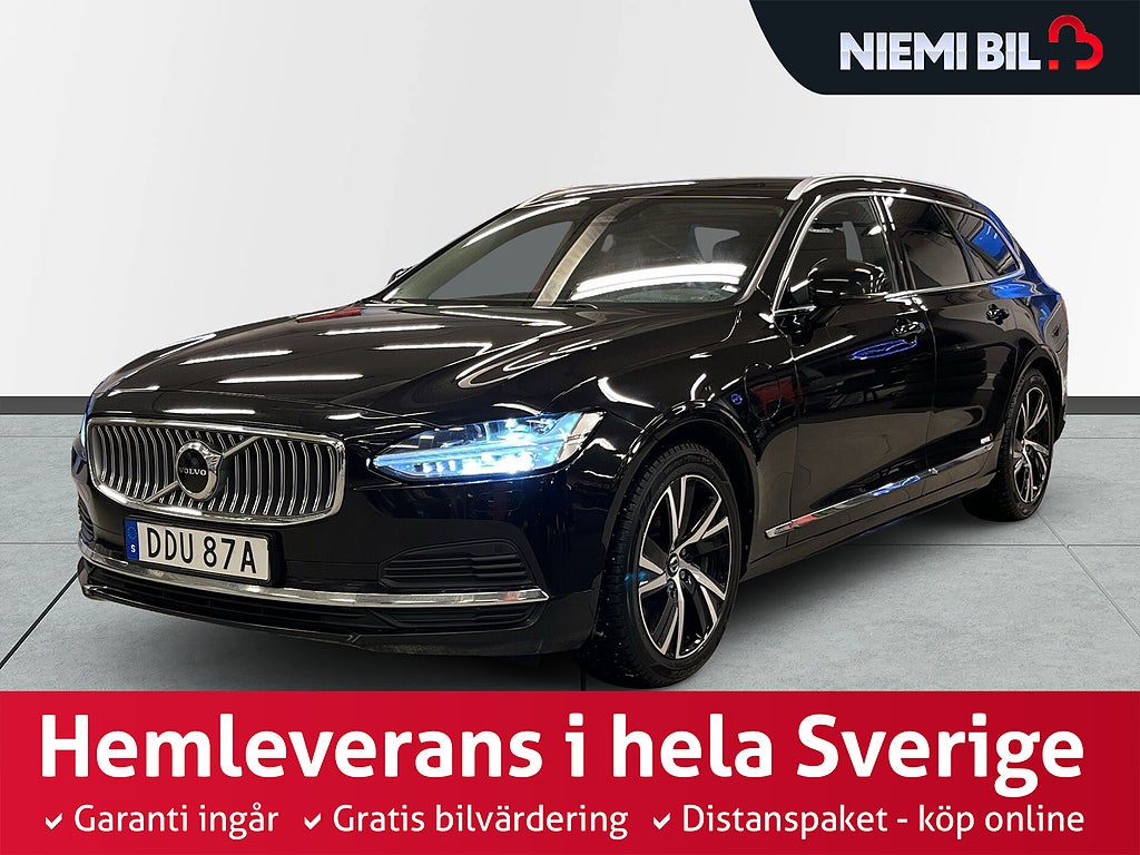 Volvo V90 Recharge T6 AWD CoreBright Moms/Drag/Kamera/S&V/74-87km