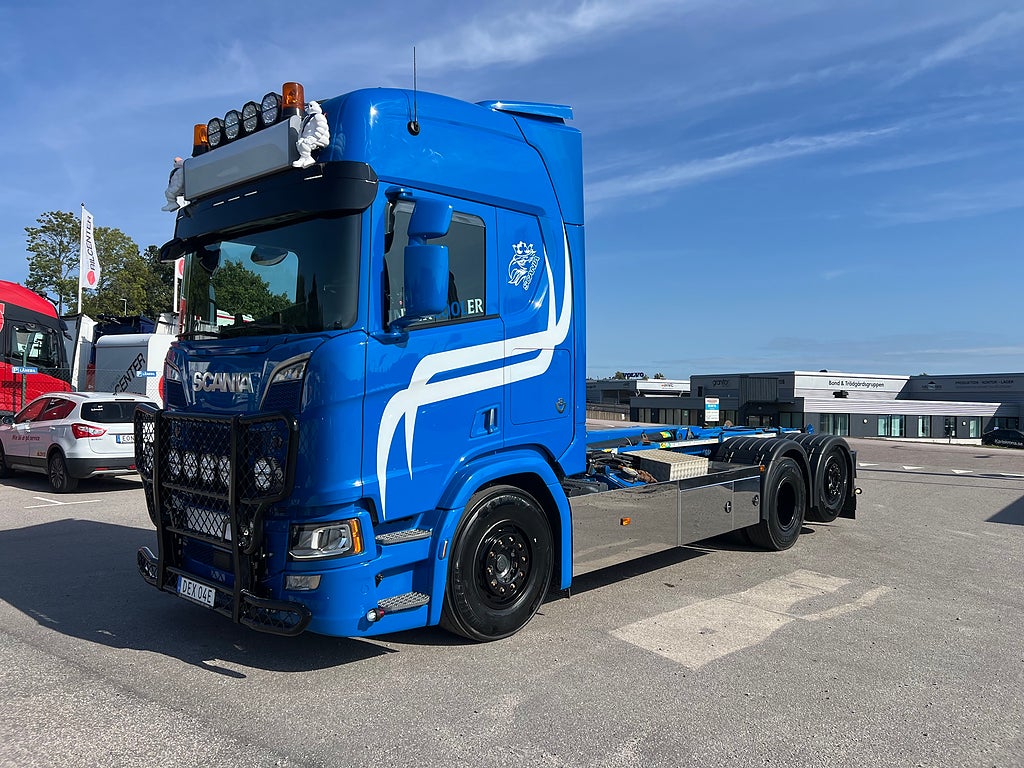 Scania R660 V8 6x2*4 Lastväxlare, ADR, Liftdumper, Euro 6