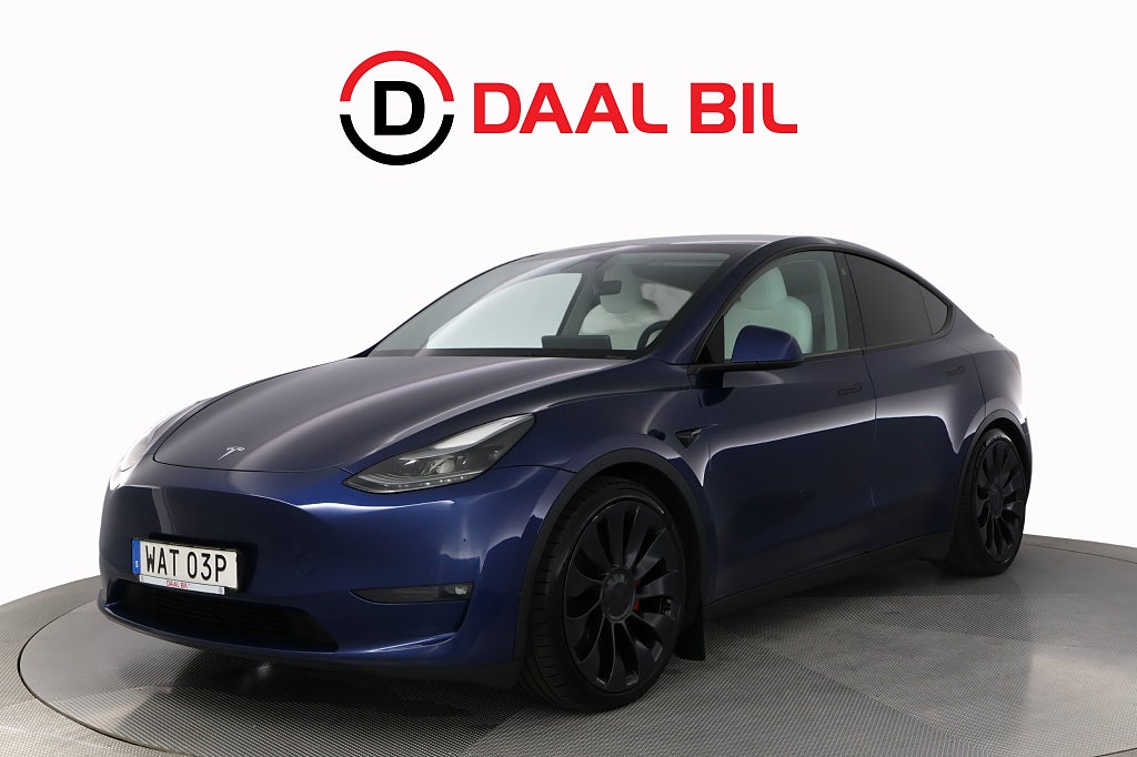 Tesla Model Y PERFORMANCE AWD 77 kWh 534HK DRAG P-VÄRM AUTOPILOT 