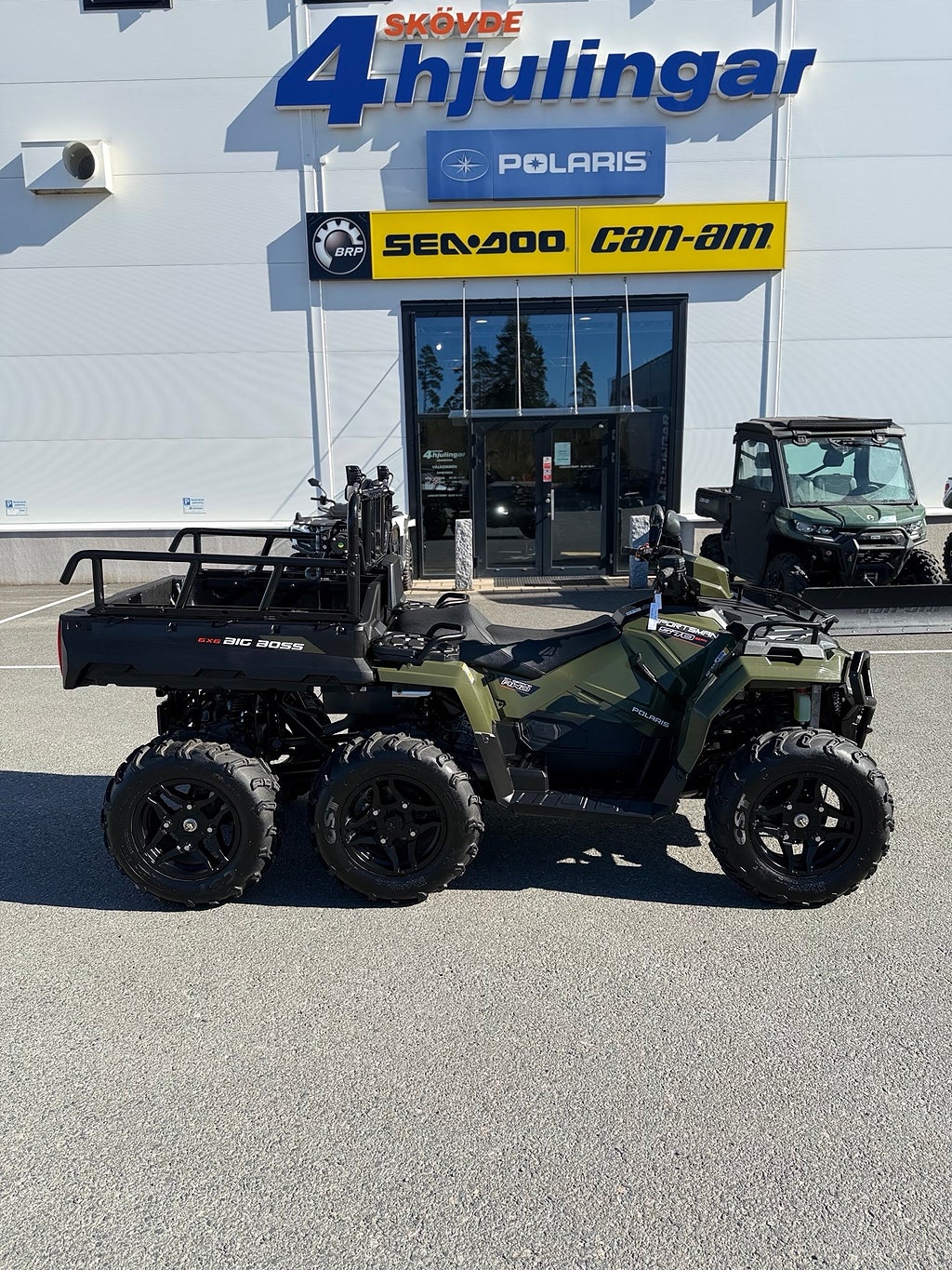 Polaris Sportsman 570 6x6 EPS - VINSCH PÅ FLAKET