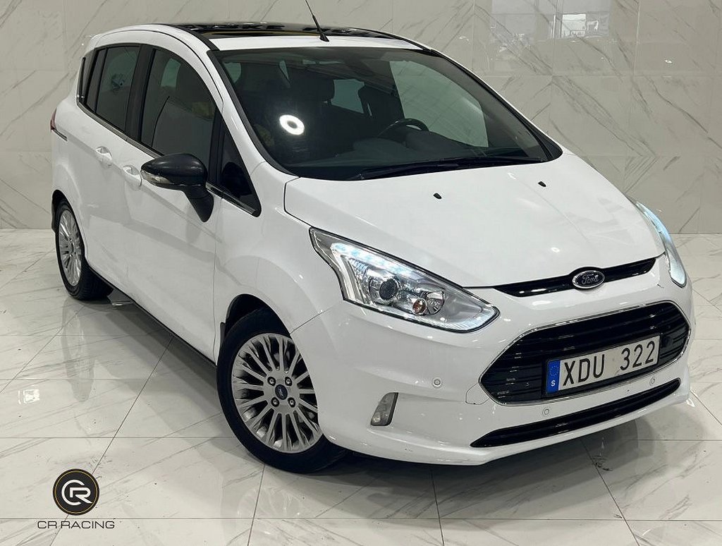 Ford B-MAX 1.0 EcoBoost| Panorama| Nykamrem| Bluetooth| motorvärmare|