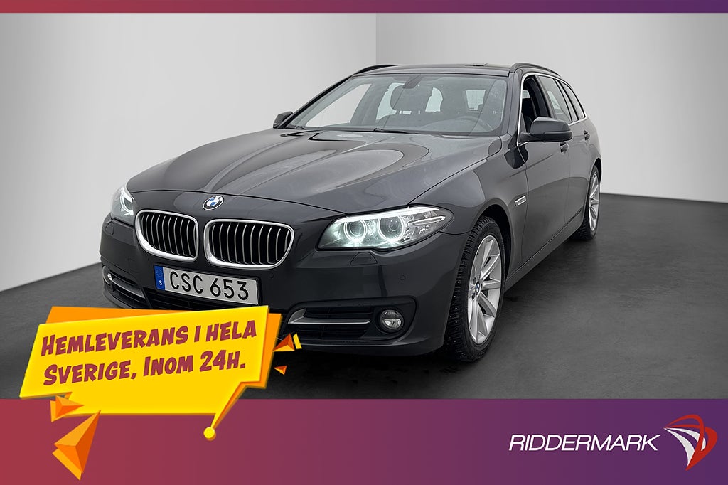 BMW 520 d xDrive 190hk Läder Rattvärme Keyless Drag