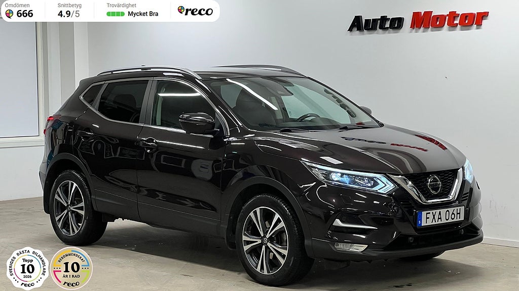 Nissan Qashqai 1.3 DIG-T Automat 160hk 360/Navi