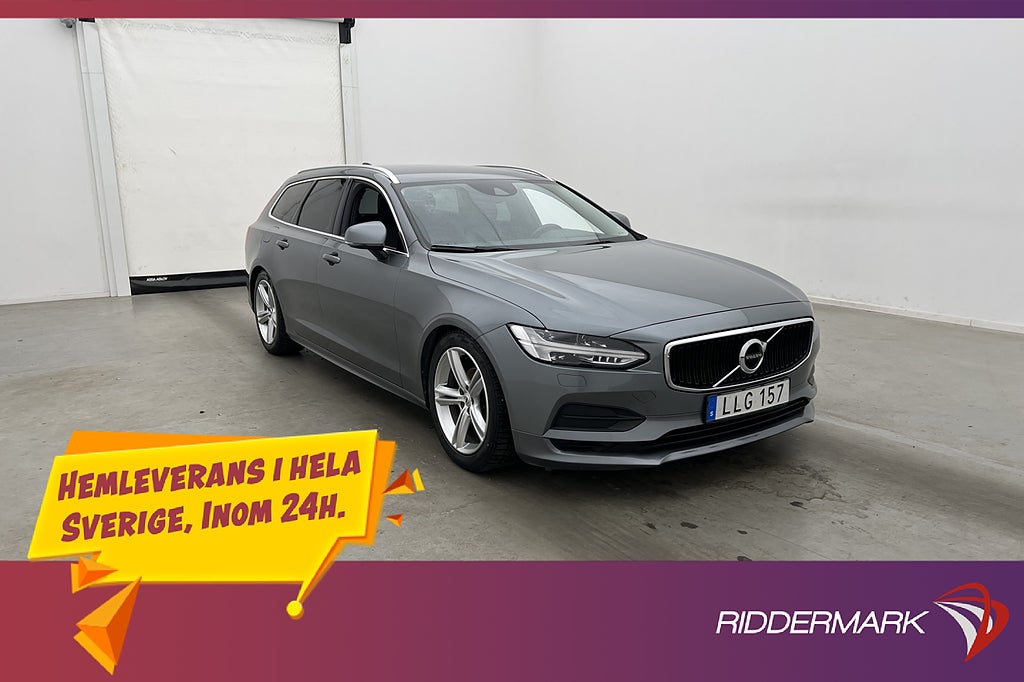 Volvo V90 D4 AWD 190hk Momentum Värmare Drag Navi Rattvärme