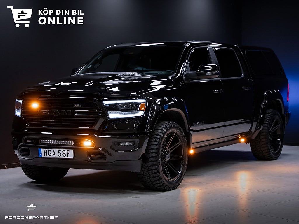 Dodge RAM 1500 1500 Crew Cab 5,7 V8 LARAMIE OFFROAD KÅPA SLÄDE MOMS  