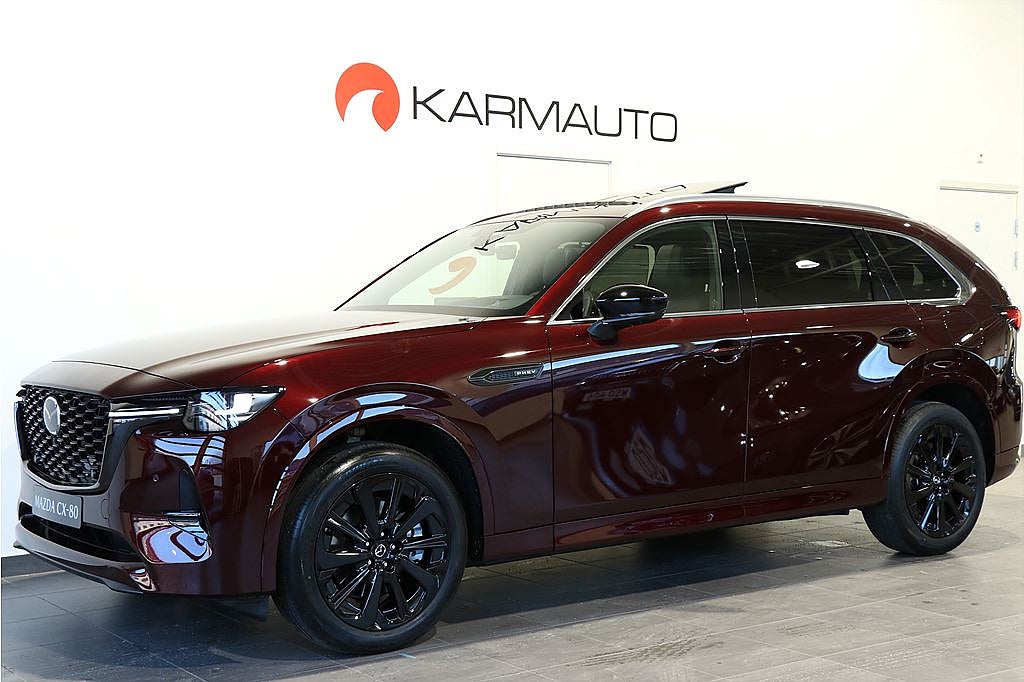 Mazda CX-80 PHEV 327hk AWD Homrua Plus Pano 360 kam Navi
