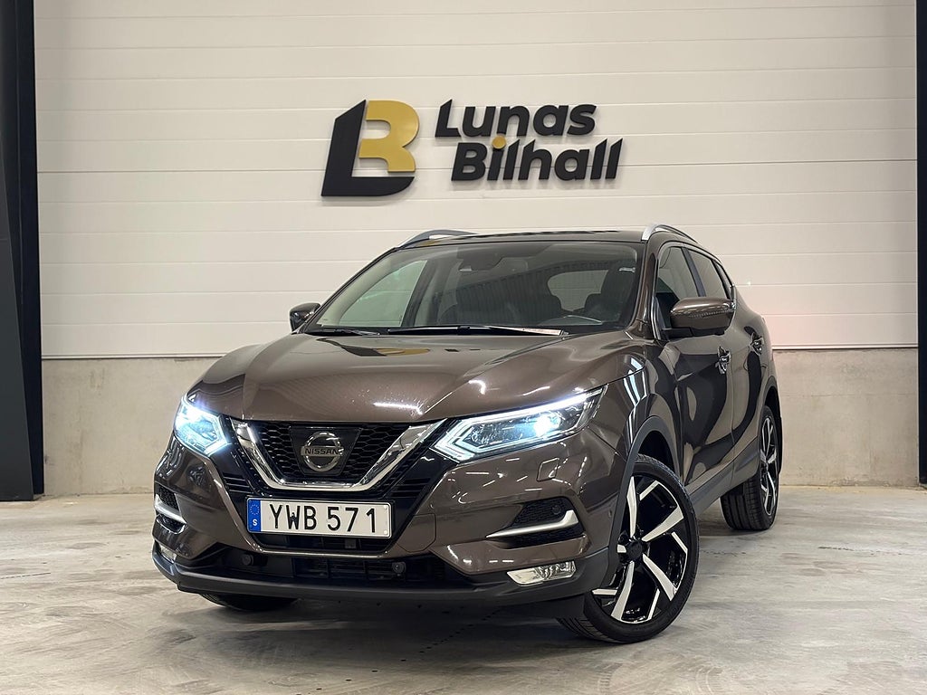Nissan Qashqai 1.2 DIG-T XTRONIC-CVT Tekna Euro 6/3Brukare/360*Kamera