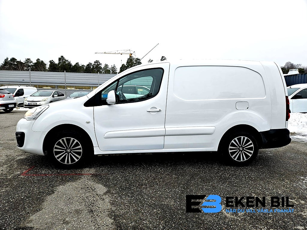Peugeot Partner 1.6 BlueHDi AUT L2 Dieselvärm. Verks.Inredd Dragkrok
