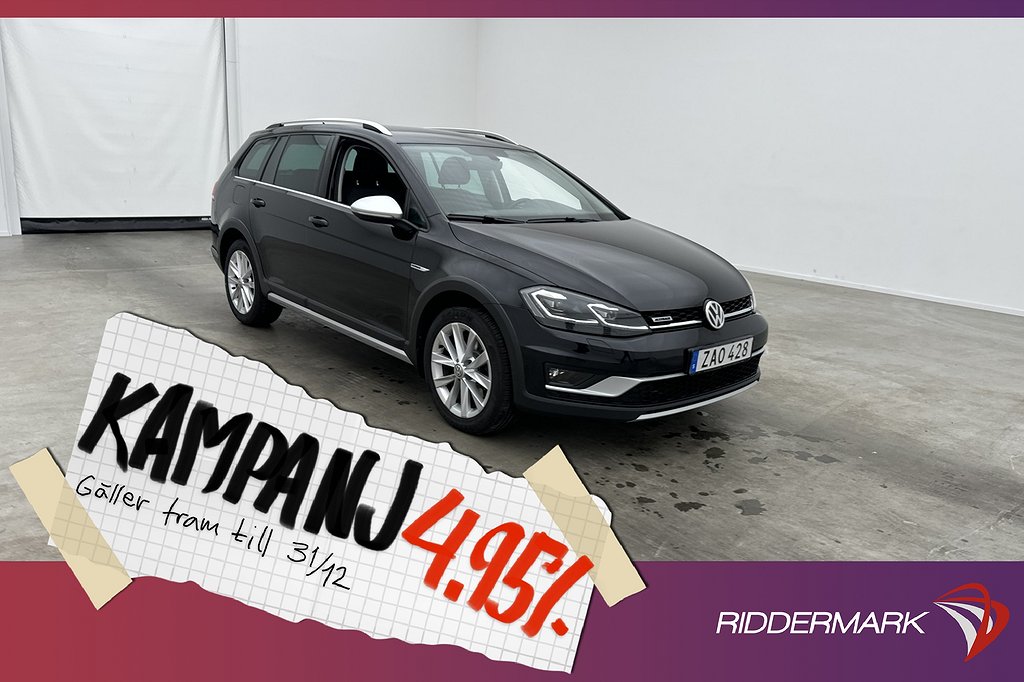 Volkswagen Golf Alltrack 1.8 4M Pluspaket P-Värm 4,95% Ränta