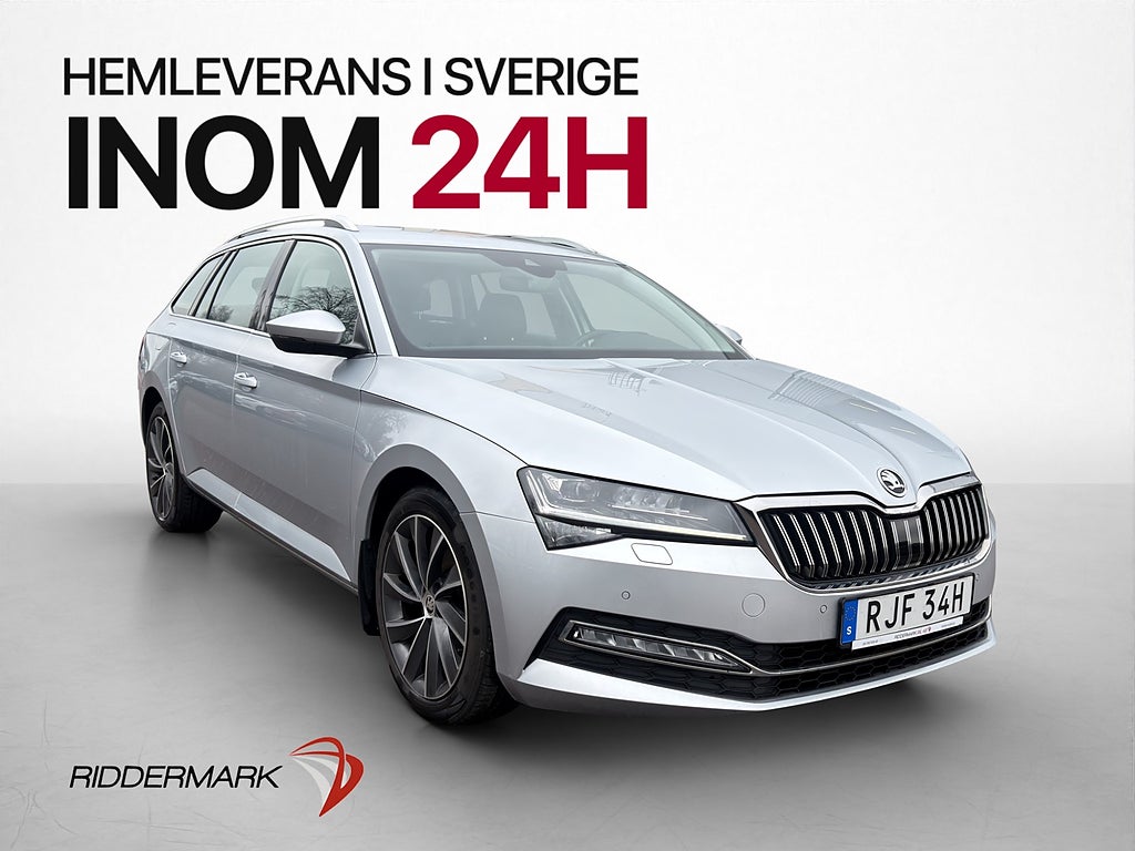 Skoda Superb 2.0 TDI 150hk CarPlay Rattvärme  Sensorer MOMS