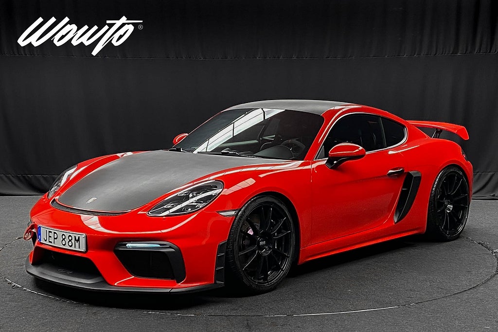 Porsche 718 Cayman GT4 Manuell 420HK Clubsport /Sv-Såld
