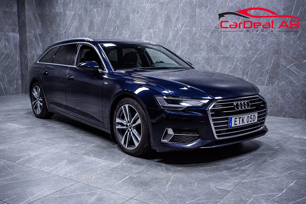 Audi A6 Avant 40 TDI Q S-Line Adaptiv Värmare Drag Kamera